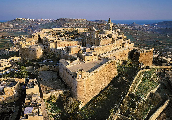 Cittadella ve Victorii na ostrově Gozo